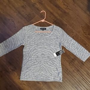 Jones new york(nwt) ¾ sleeve  top